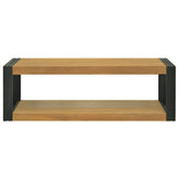 43.3x17.7x13.8 Wall-mounted Bathroom Cabinet Solid Teak